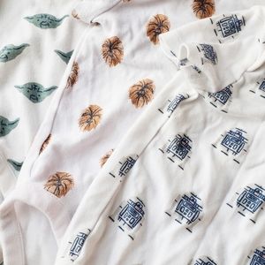 Lot of 3 Gap Star Wars Onesies 6-12M